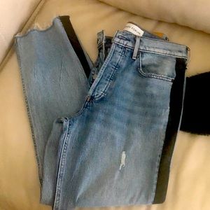 Denim Forum Frayed Jeans